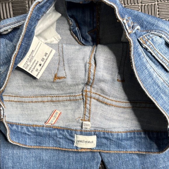 Sneak Peek Blue Ankle Cropped Jeans - Picture 8 of 10